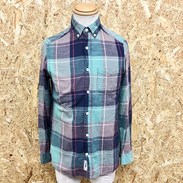 H M エイチアンドエム Xs メンズ シャツ チェック柄 胸ポケット付き ボタンダウン 長袖 綿100 エメラルドグリーン ピンク ネイビー Sl Undo Rowa ヤフー店 通販 Yahoo ショッピング