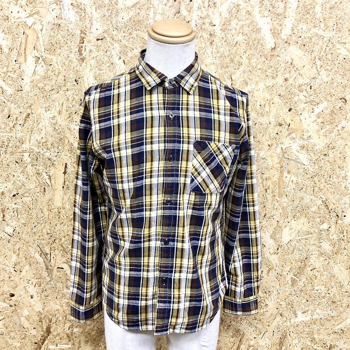Rageblue レイジブルー M メンズ シャツ 微起毛 チェック柄 胸ポケット付き レギュラーカラー 長袖 綿100 コットン100 茶 黄 紺 白 Sl03883 Undo Rowa ヤフー店 通販 Yahoo ショッピング