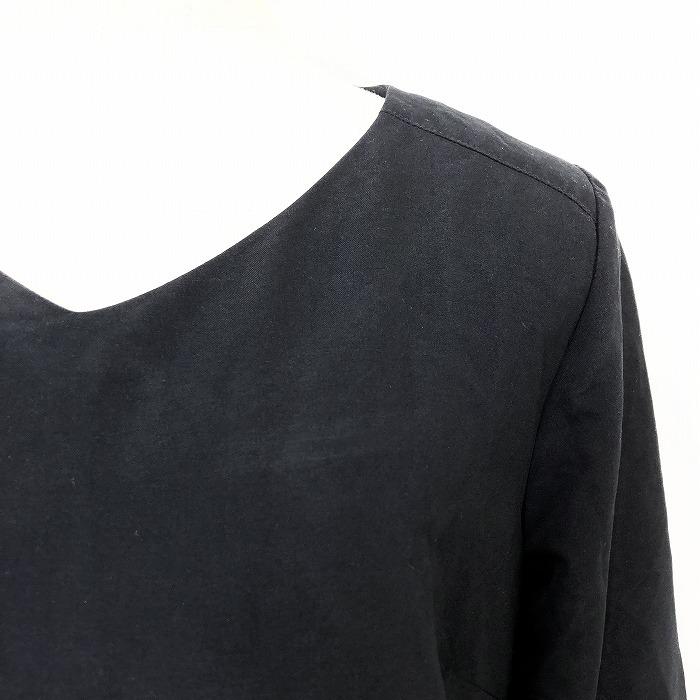 E hyphen world gallery ネルチェックシャツチュニック 黒 E hyphen world gallery（イーハイフンワールドギャラリー）の