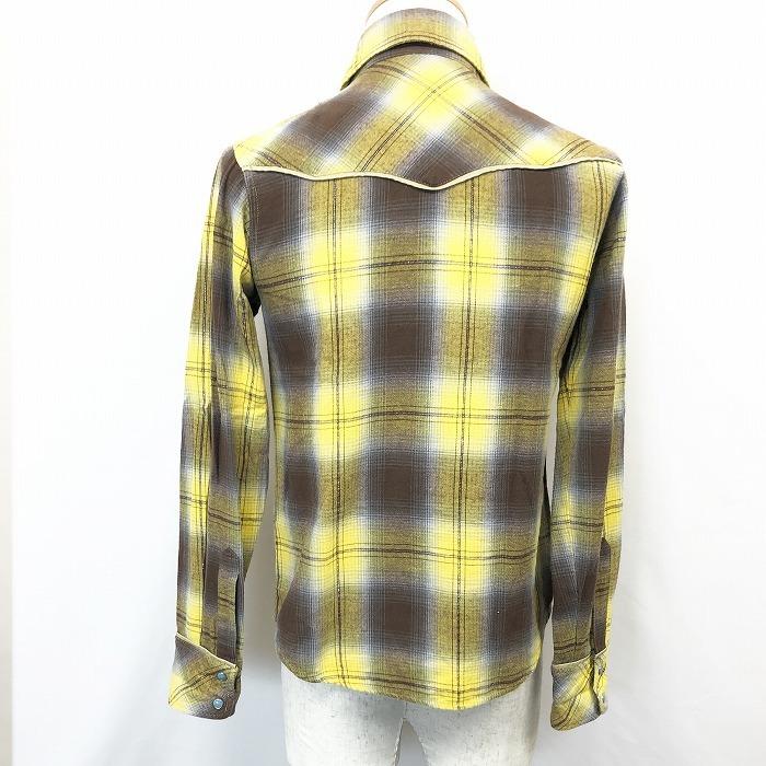 GOTCHA ガッチャ チェックシャツ ウエスタン ドットボタン 長袖 服 綿 