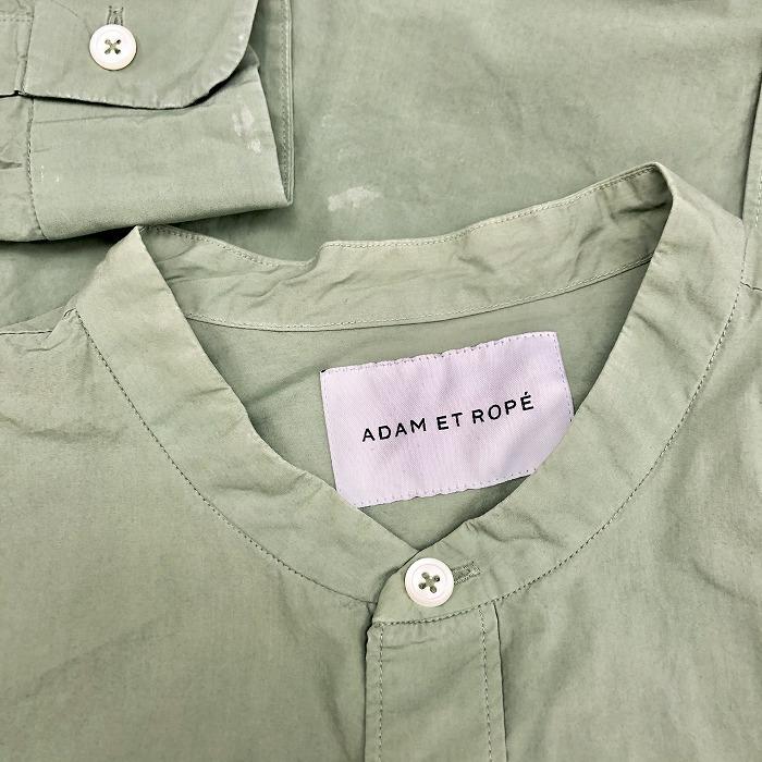 ADAM ET ROPE' アダムエロペ M メンズ 男性 長袖バンドカラー