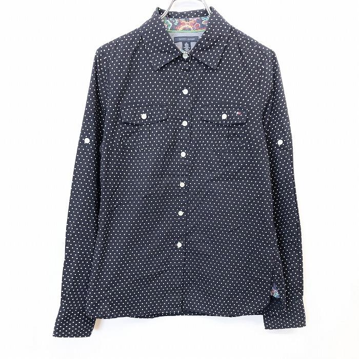 TOMMY HILFIGER トミーヒルフィガー シャツ ドット柄 襟とカフスに 