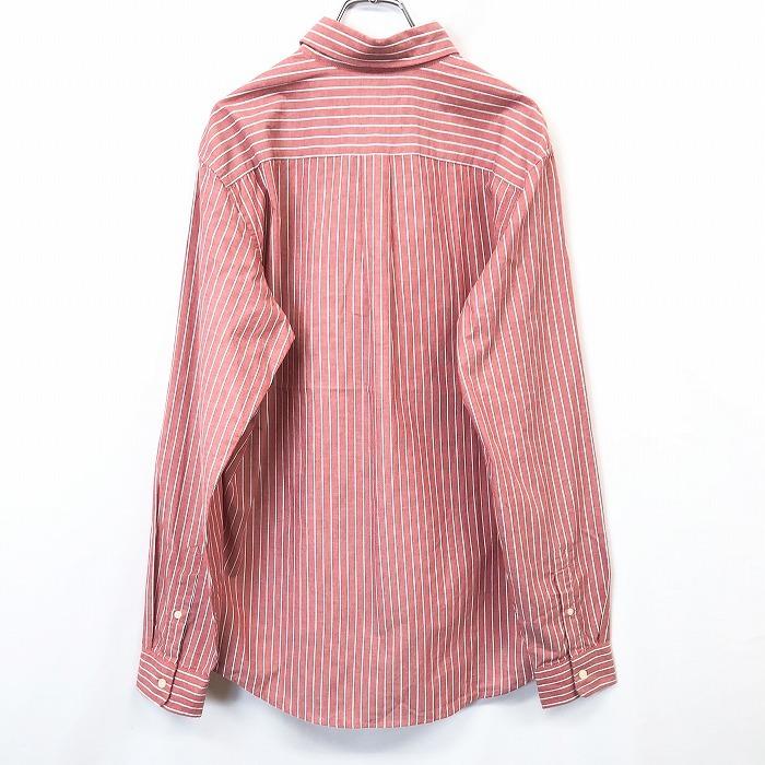 GAP ギャップ シャツ ボタン留め ストライプ ボタンダウン 長袖 ロング 