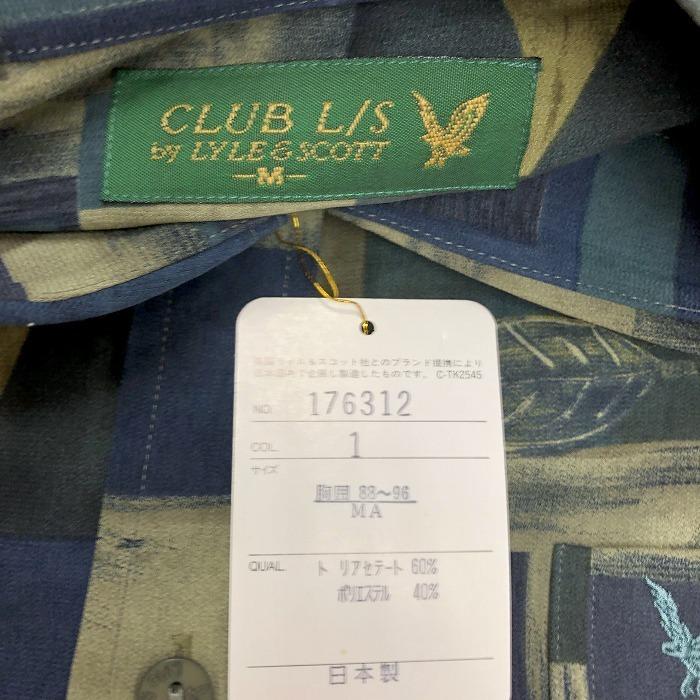 スコットクラブ♣️CYAN LYLE&SCOTT 【新品】CLUB L/S by LYLE＆SCOTT - M メンズ シャツ