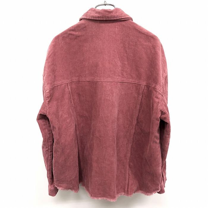 ZARA（ザラ） 厚手 コーデュロイシャツ 裾カットオフ ウエストの両