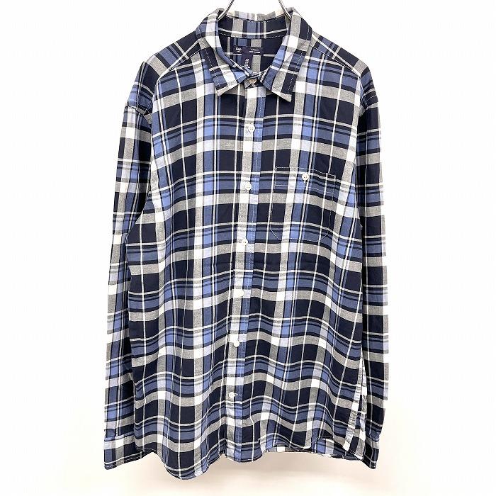 GAP（ギャップ） シャツ チェック レギュラーカラー 長袖 ロング