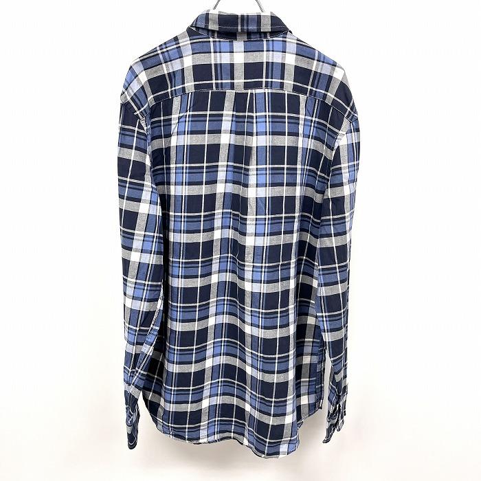 GAP（ギャップ） シャツ チェック レギュラーカラー 長袖 ロング