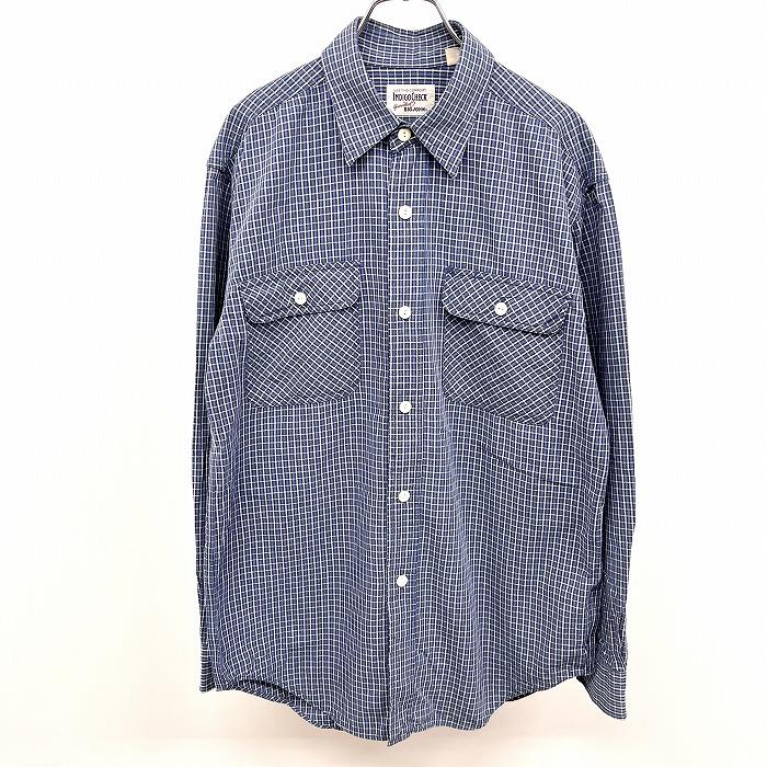 Big John（ビッグジョン） シャツ 『INDIGO CHECK』 インディゴ