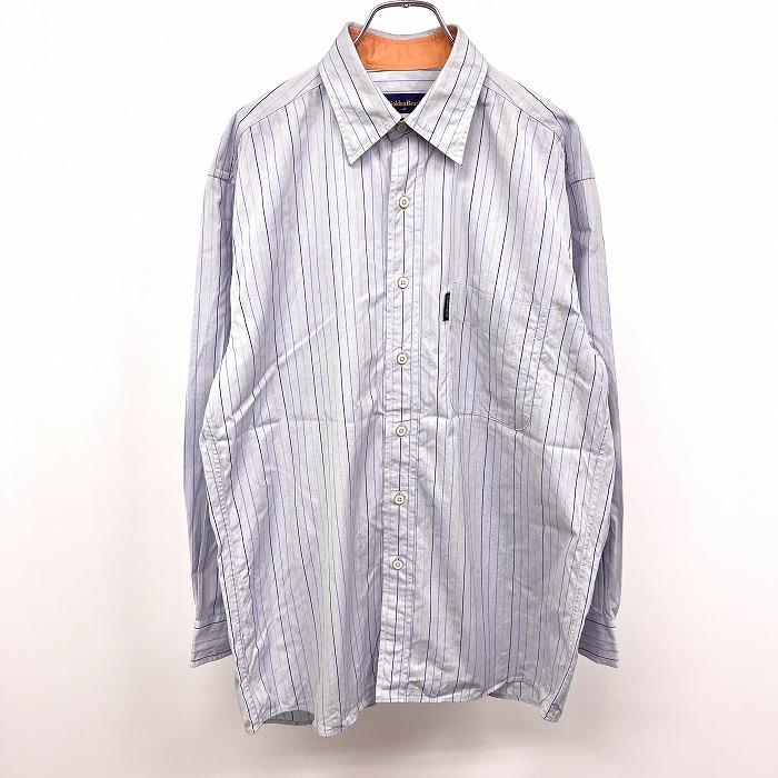 メンズ ストライプシャツ ネルシャツ 胸ポケット ロゴ G00350 71FafE1j-mL._AC_SL1500_.jpg