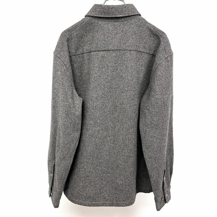 23区 ニジュウサンク オム HOMME ウールシャツジャケット ジップ 23区 ニジュウサンク オム HOMME ウールシャツジャケット ジップ
