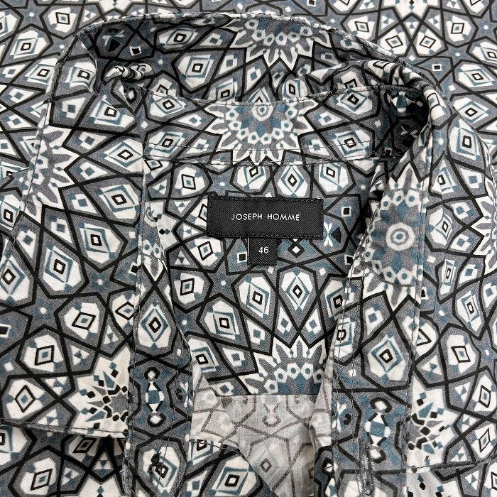 JOSEPH（ジョセフ） ジョゼフ オム JOSEPH HOMME シャツ 長袖 幾何学柄