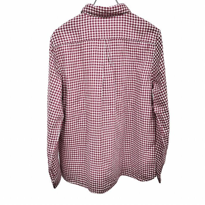 Switch Motion CROCODILE ダブルガーゼシャツ 長袖 チェック 内側が