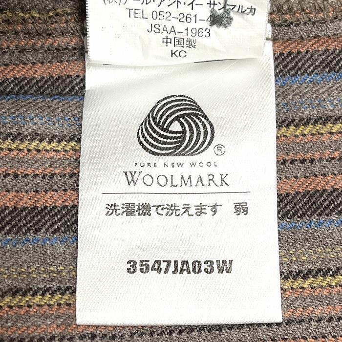 LYLE&SCOTT（ライルアンドスコット） 微起毛 シャツ ストライプ