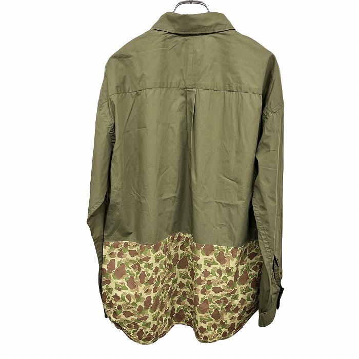 RAGEBLUE レイジブルー シャツ ダックハンターカモ 長袖 フラップ付き 