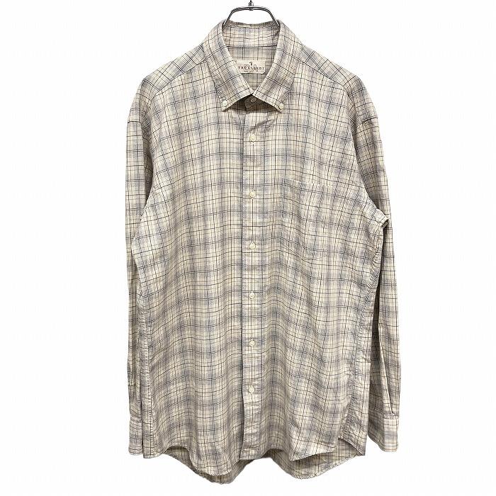 TRUSSARDI（トラサルディ） シャツ チェック ボタンダウン ポケットに