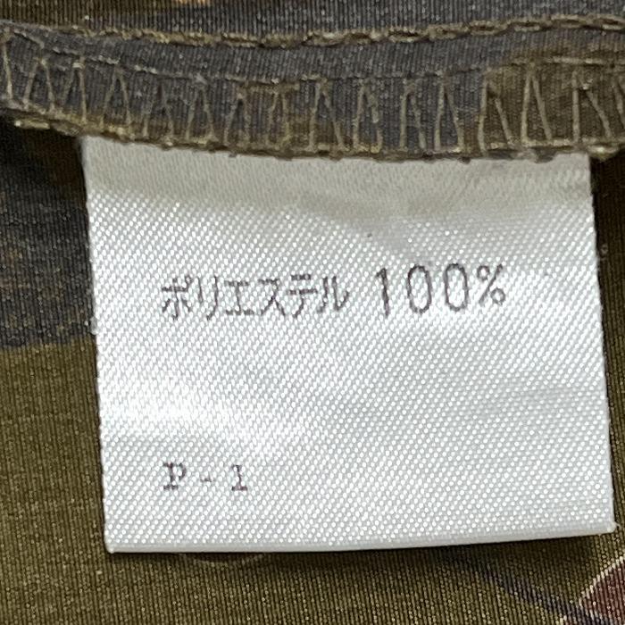 ボスピアーズ BOTH PIERS 少し薄手 シャツ 総柄 アート柄 長袖 ポリ100% L グリーンブラウン カーキ系 カーキ×茶×緑×紫×黒 メンズ |  | 05