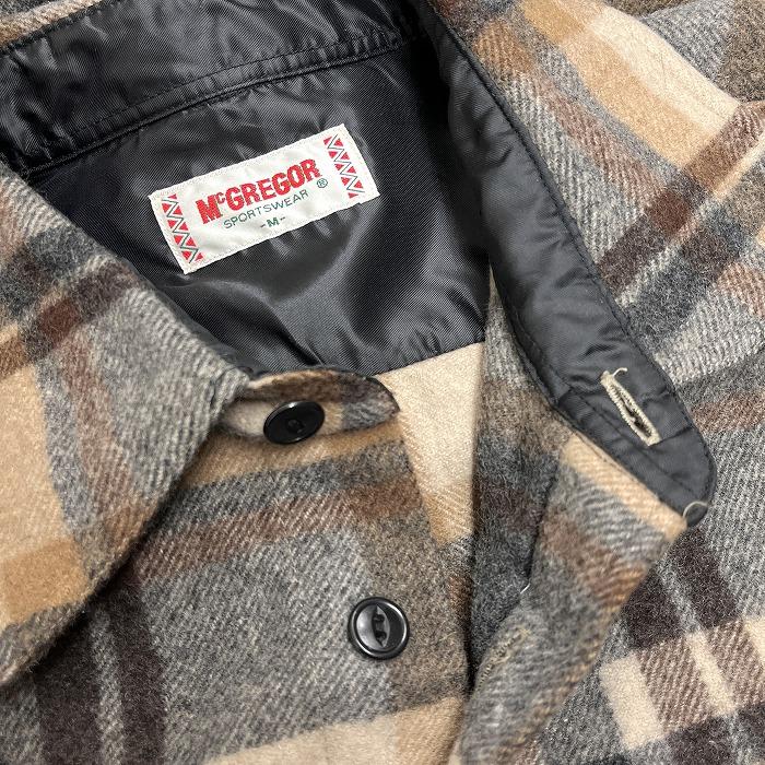 McGREGOR（マックレガー） ネルシャツ チェック ボックスカット 長袖