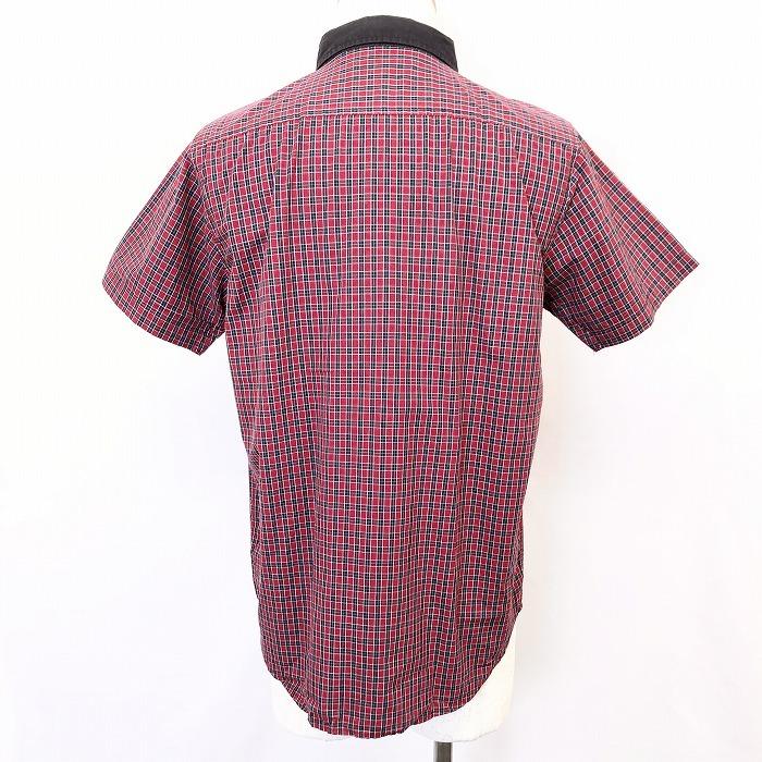 LUCY ルーシー S メンズ 男性 チェックシャツ レオパード柄