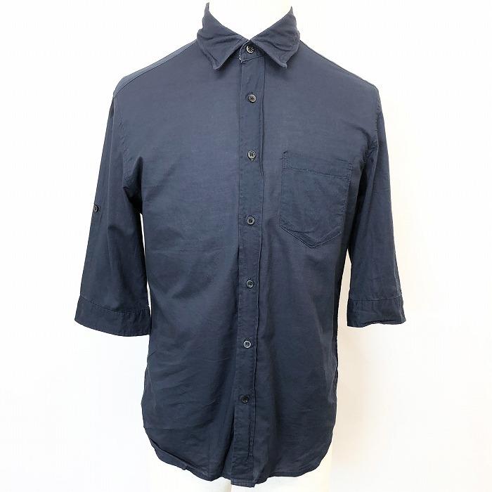 RAGEBLUE レイジブルー M メンズ 男性 薄手 5分袖シャツ ワイヤー襟