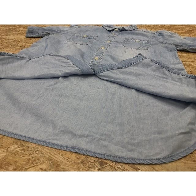 Azul By Moussy アズールバイマウジー Mサイズ メンズ シャツ 背中に英字刺繍 ロールアップ袖 両胸ポケット 半袖 綿100 ブルー 水色 Ss Undo Rowa ヤフー店 通販 Yahoo ショッピング