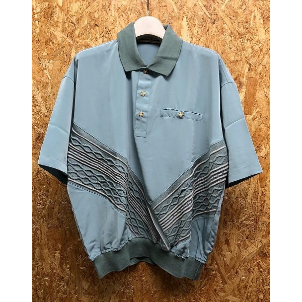 Arnold Palmer アーノルドパーマー M メンズ 薄手 プルオーバーシャツ 裾にゴム リブカラー 半袖 ポリエステル100 ブルーグリーン Ss Undo Rowa ヤフー店 通販 Yahoo ショッピング