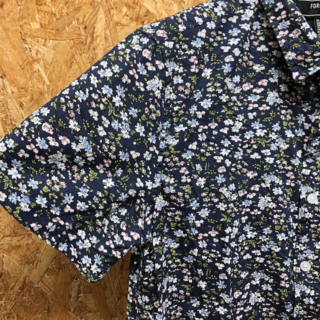 Forever 21 Men フォーエバー21メン M メンズ 花柄シャツ 浅襟 胸ポケット ボックスカット 半袖 綿100 ネイビー ピンク ホワイトなど Ss Undo Rowa ヤフー店 通販 Yahoo ショッピング