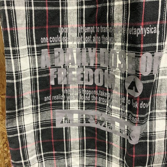 old air walk シャツ 短丈 ボックスシルエット　a old air walk シャツ 短丈 ボックスシルエット - メルカリ