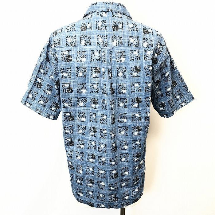 フルハウス FULL HOUSE 若干薄手 オープンカラーシャツ 動物柄