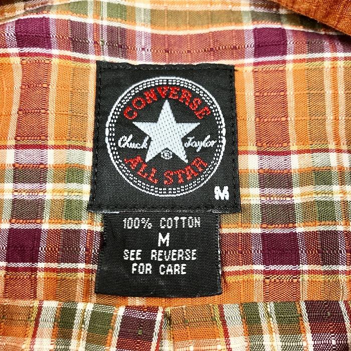 Converse All Star コンバース オールスター M メンズ シャツ チェック 半袖 ポケット 綿100 ブラウン パープル グリーン 茶色 紫 緑 Ss02050 Undo Rowa ヤフー店 通販 Yahoo ショッピング