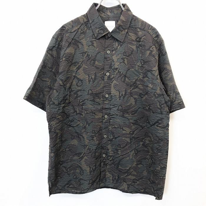 極美品★マッキントッシュフィロソフィー｜グレー ストライプ リネンシャツ 麻 極美品☆マッキントッシュフィロソフィー｜グレー ストライプ