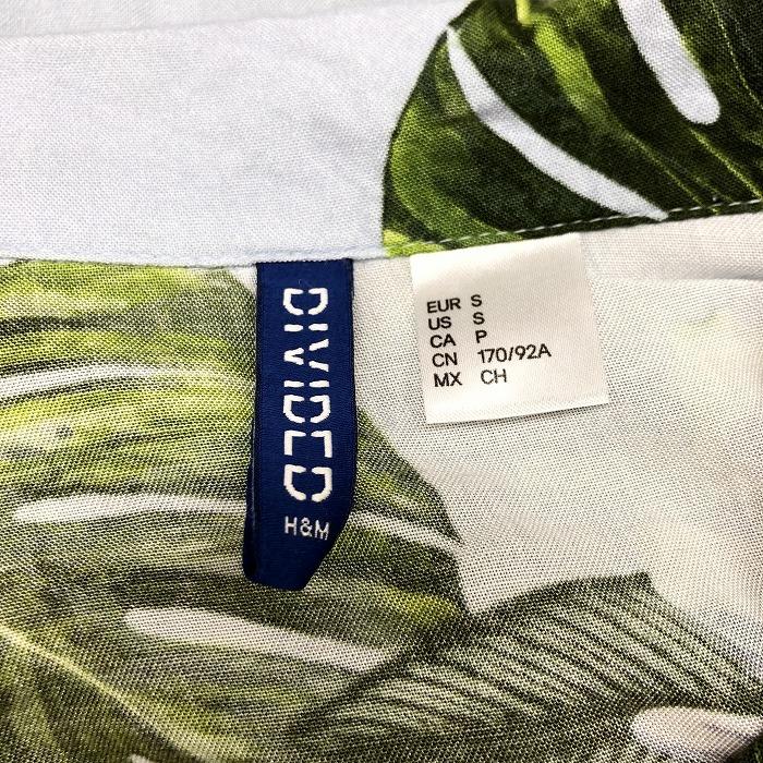 H&M エイチアンドエム H&M DIVIDED アロハシャツ 花柄 フラワー H&M エイチアンドエム H&M DIVIDED アロハシャツ 花柄 フラワー