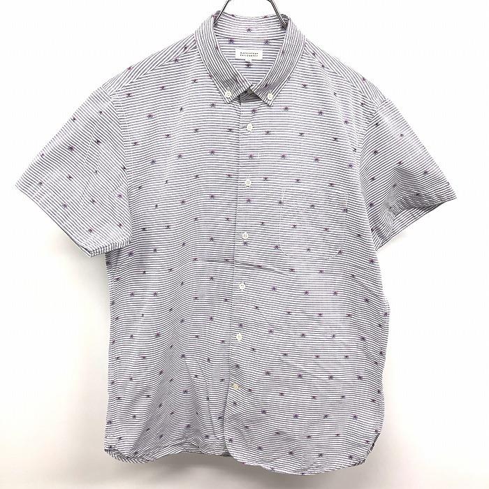 MACKINTOSH PHILOSOPHY 花柄 半袖シャツ 36 MACKINTOSH PHILOSOPHY 花柄 半袖シャツ 36