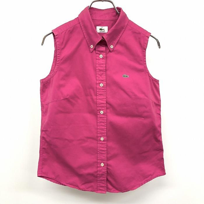 LACOSTE ラコステ ノースリーブシャツ スリムフィット ワニの