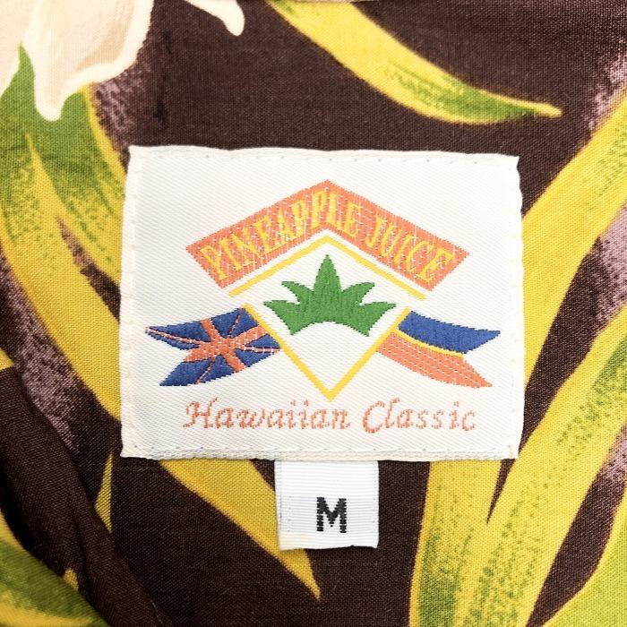 Pineapple Juice Hawaiian Classic アロハシャツ オープンカラー 花柄