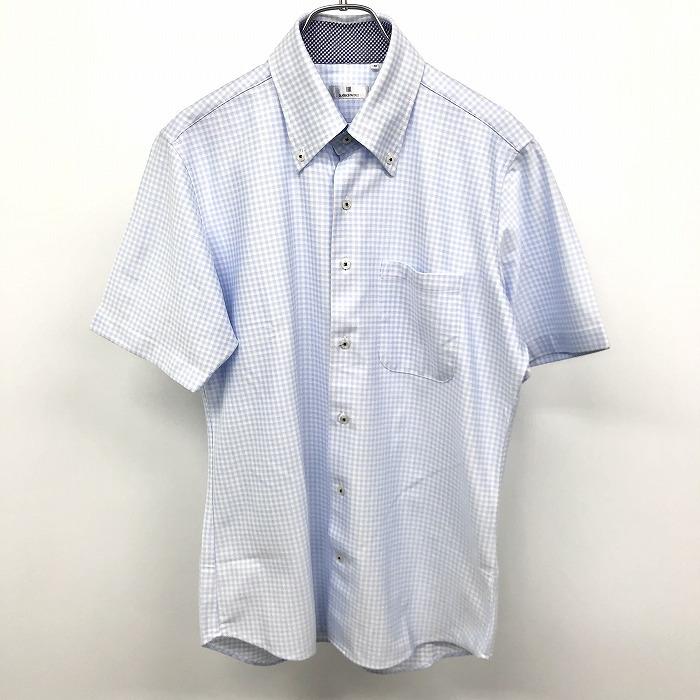 SUIT SELECT スーツセレクト 形態安定シャツ チェック フレンチ