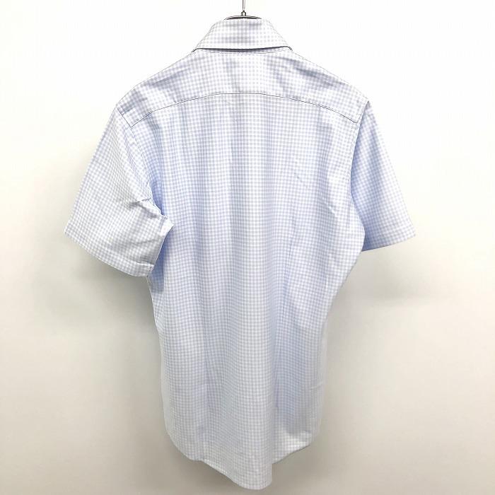 SUIT SELECT スーツセレクト 形態安定シャツ チェック フレンチ