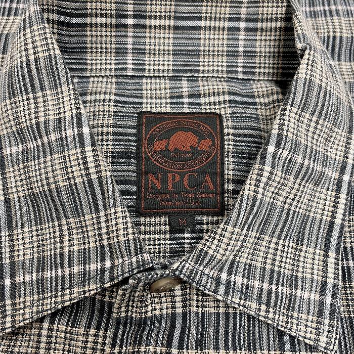 ナショナルパーク NPCA チェックシャツ 半袖 両胸ポケット ボックス