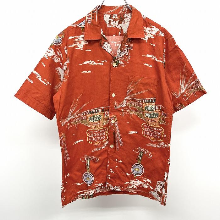 オープンカラー シャツ 半袖 イラスト CASINO カジノ 胸ポケット