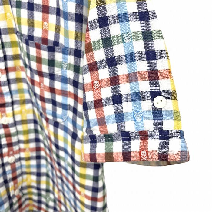 BEAMS ビームスハート HEART ダブルガーゼシャツ 半袖 チェック