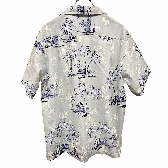 コレコレ Kole オープンカラーシャツ 開襟 アロハ柄 ヤシの木 半袖