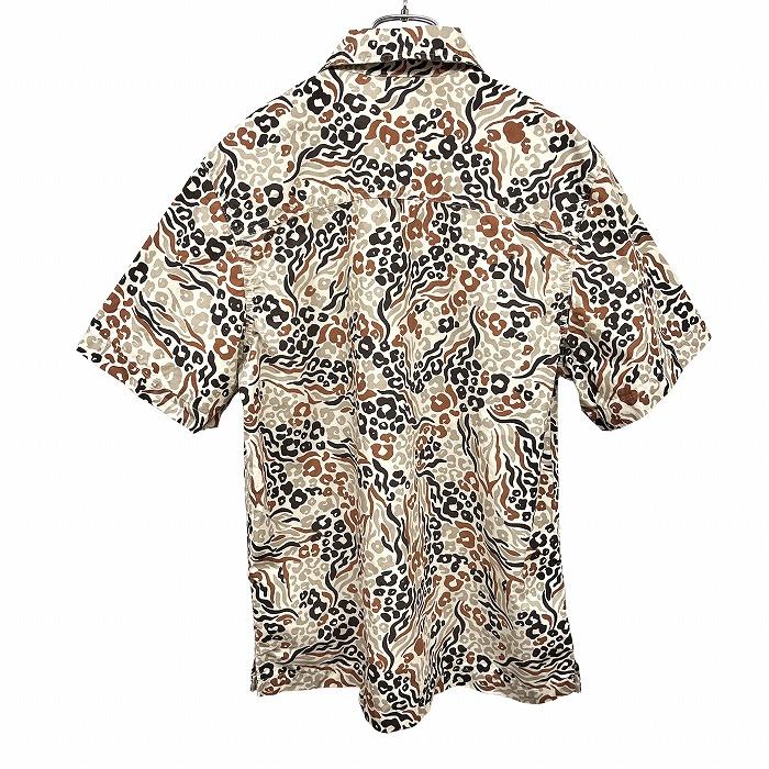 Dickies（ディッキーズ） サファリシャツ 総柄 ヒョウ柄 レオパード