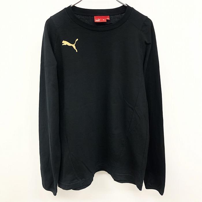 PUMA プーマ Tシャツ カットソー ロゴプリント 丸首 クルー