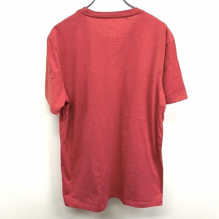 ギャップ GAP Tシャツ カットソー プリント 鶏 鳥 『AWESOME SAUCE』 丸首 半袖 綿×ポリ M ヘザーピンクレッド系 杢赤系 メンズ 男性｜undo-rowa｜02