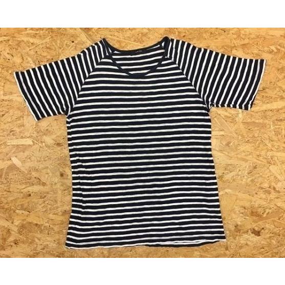 Global Work グローバルワーク Mサイズ メンズ Tシャツ 半袖 ラウンドネック マリン系 ボーダー ラグランスリーブ カットソー 紺 白 Ts Undo Rowa ヤフー店 通販 Yahoo ショッピング