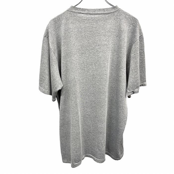 XDM Tシャツ 輸入古着 フットボール プリント 英字 文字 半袖 ショートスリーブ クルーネック カットソー 丸首 ヘザーグレー メンズ |  | 01