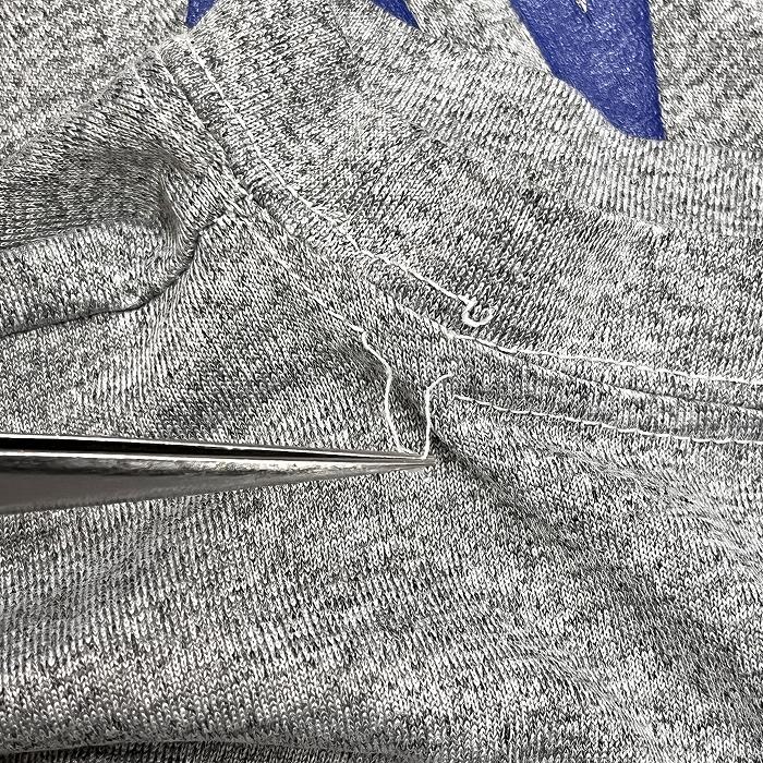 XDM Tシャツ 輸入古着 フットボール プリント 英字 文字 半袖 ショートスリーブ クルーネック カットソー 丸首 ヘザーグレー メンズ |  | 02