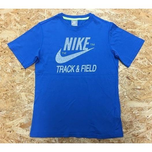 Nike ナイキ サイズ142 72 Mサイズ キッズ Tシャツ クラッシュプリント ロゴ 丸首 半袖 カットソー 綿100 ブルー グレー Ts Undo Rowa ヤフー店 通販 Yahoo ショッピング