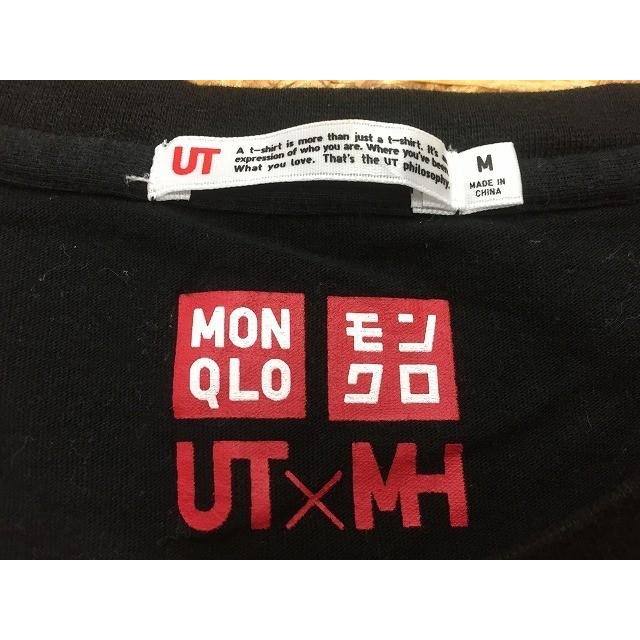 コラボ Ut Mh Uniqlo Monqlo ユニクロ モンクロ Mサイズ メンズ Tシャツ キャラクター プリント 丸首 半袖 カットソー 綿100 黒 Ts Undo Rowa ヤフー店 通販 Yahoo ショッピング