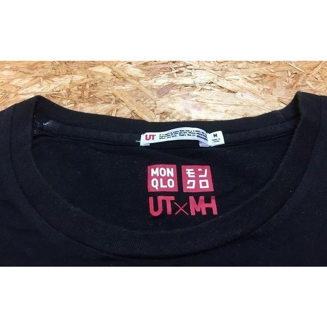 コラボ Ut Mh Uniqlo Monqlo ユニクロ モンクロ Mサイズ メンズ Tシャツ キャラクター プリント 丸首 半袖 カットソー 綿100 黒 Ts Undo Rowa ヤフー店 通販 Yahoo ショッピング