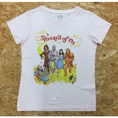コラボ Ut Uniqlo The Wizard Of Oz ユニクロ オズの魔法使い Lサイズ レディース Tシャツ プリント 丸首 半袖 綿100 薄ピンク Ts Undo Rowa ヤフー店 通販 Yahoo ショッピング